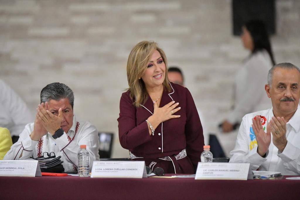 Participa gobernadora Lorena Cuéllar en Consejo Nacional de Seguridad Pública y de Protección Civil